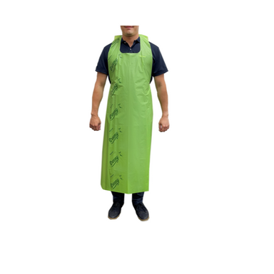 Compostable Medical Aprons - Green