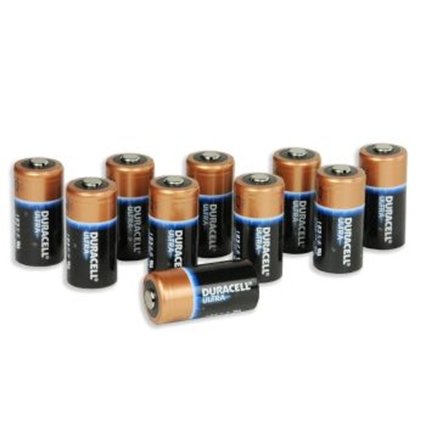 Zoll AED Plus Duracell Ultra Lithium CR123 Battery - 10 Pack